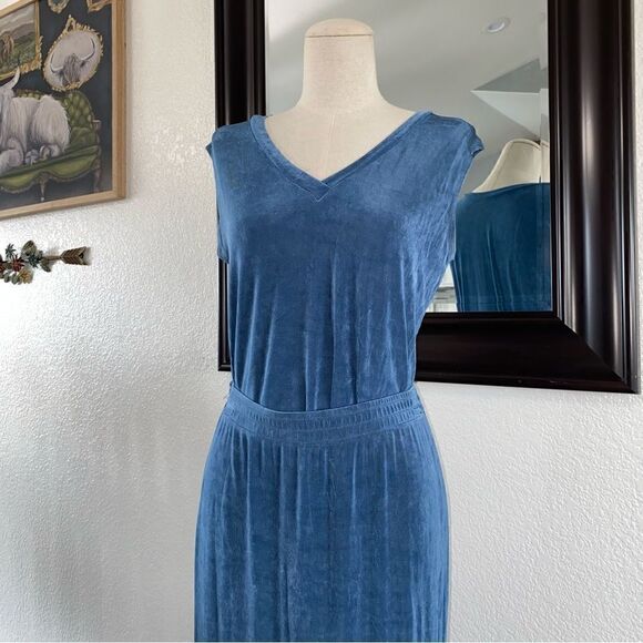 Weekenders Womens V-Neck Sleeveless Convertible Midi Maxi Dress Blue Size S/P - Picture 5 of 15